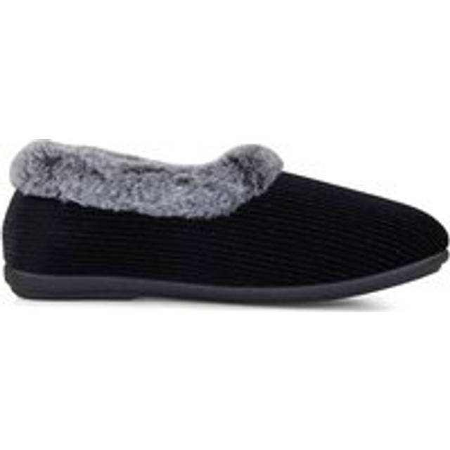Padders 'Shae' Womens Slippers - SHAE / 3498 - BLACK SPARKLE CORD - 6