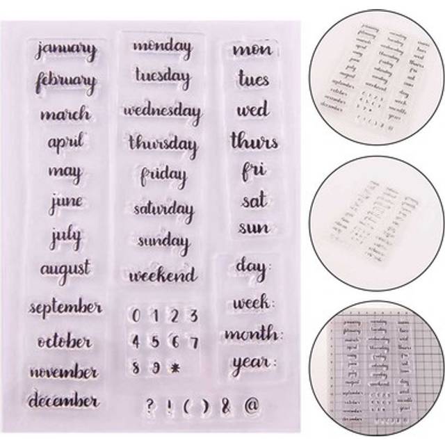 Transparent rubber stamps for diy crafting perfect for party decorations
