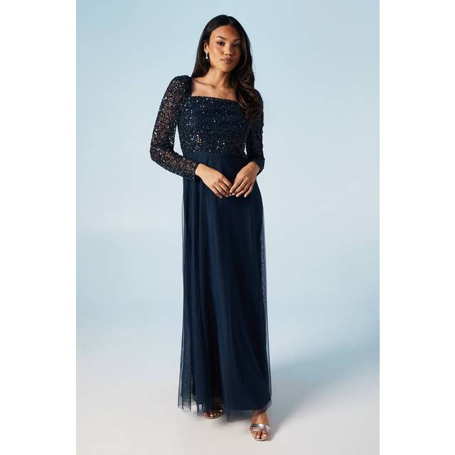 Coast navy a-line dress womens bridesmaids dresses