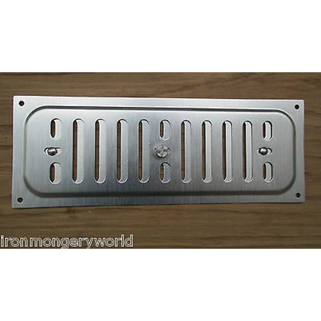 Hit & miss metal adjustable ventilation grille wall air vent open shut