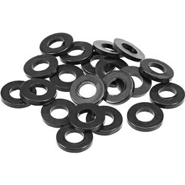 Rubber flat washers, 8mm inner diameter 16mm od 2.2mm thick 20pcs