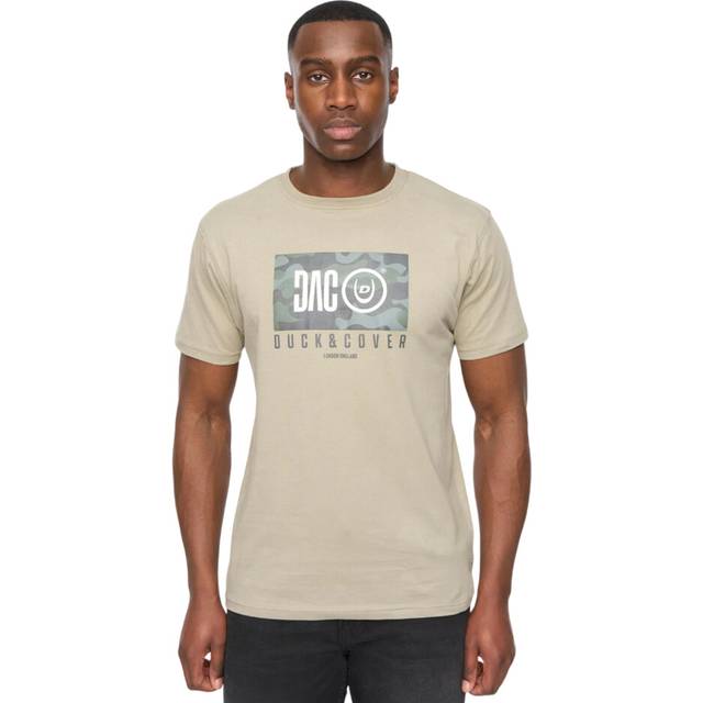 (S, Sage) Duck and Cover Mens Chamchee T-Shirt