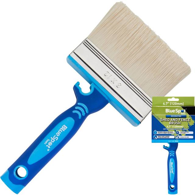 BlueSpot Tools 36016 Shed and Fence Brush 120mm