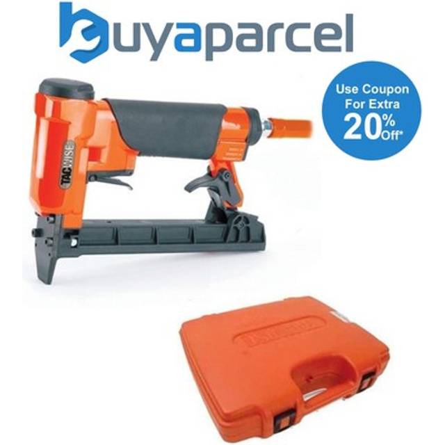 Upholstery air stapler, uses type 71 / 4 - 16 mm staples, orange/ black
