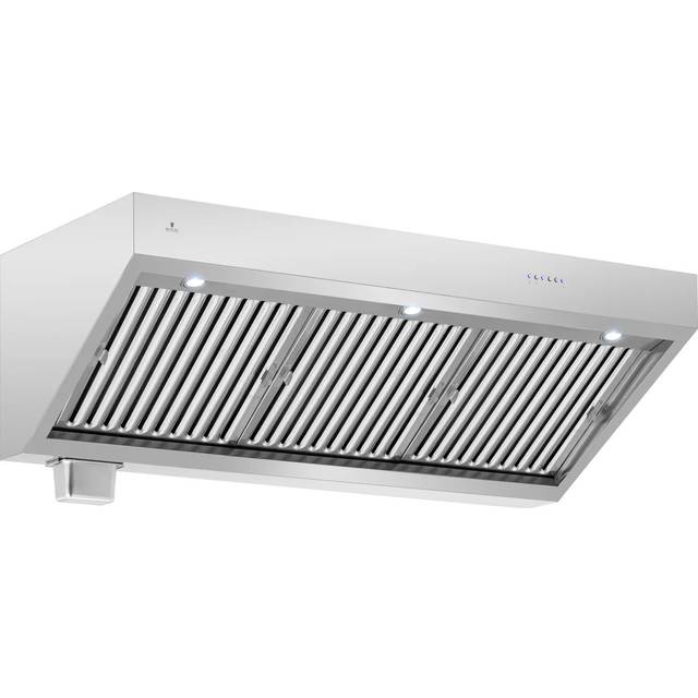 Extractor Hood with Motor, Controller, Filter, and Lighting - 160 cm - 1500 m³/h - Royal Catering RCGH-160