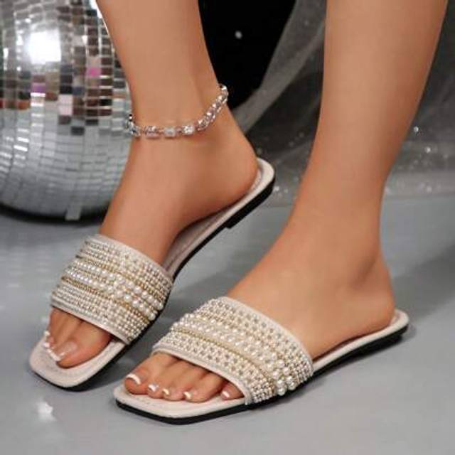 SHEIN Women&#39;s Flat Sandals, Fashionable, High-End, Elegant, Durable, Lightweight, Casual, And Comfortable - The Best Choice For Women