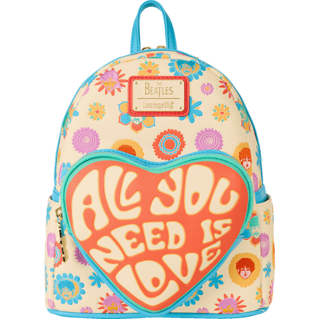 The Beatles All You Need Is Love Loungefly Mini Backpack