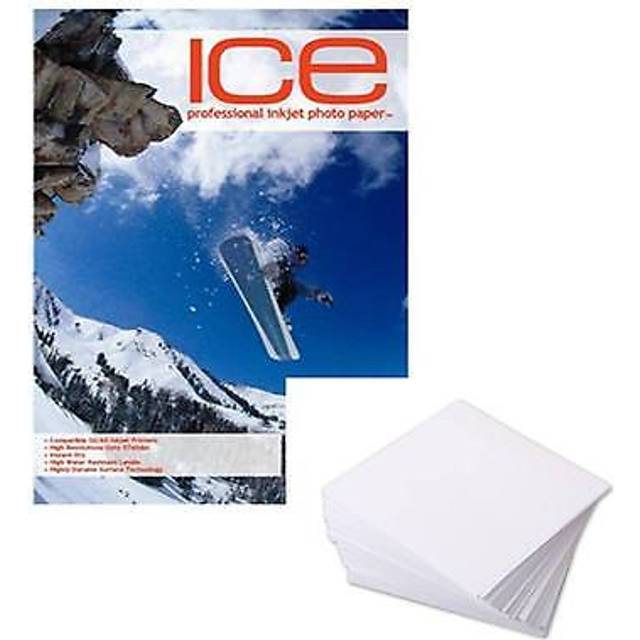 Ice double sided gloss/matte a4 inkjet printer photo paper 230gsm 25 sheet pack