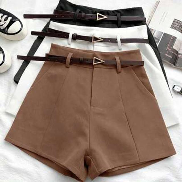 SHEIN Women&#39;s Casual Office Business Commute Mature Elegant Shorts