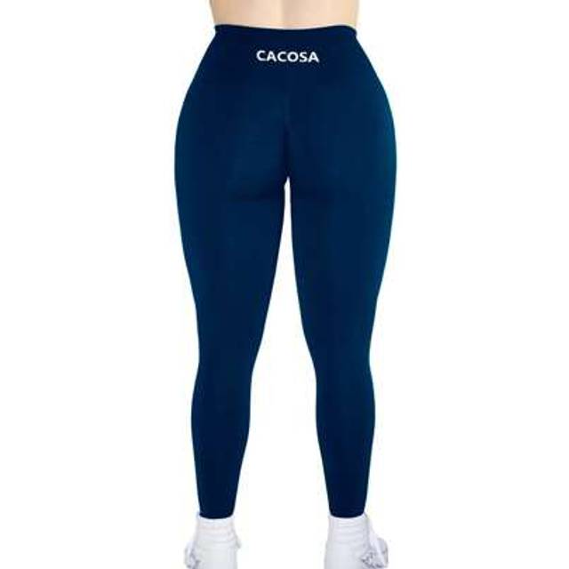 SHEIN Plus Size Seamless Sports Leggings With Text Print