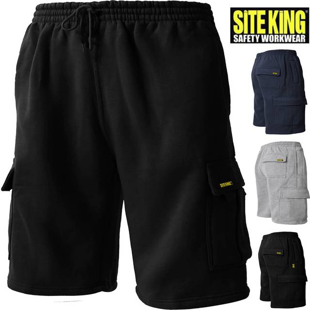 Mens mig cargo work jogging shorts size s to 5xl - work short jogging bottoms