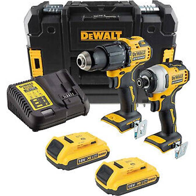 Dewalt DCK2062D2 18v Brushless DCD709 Combi Drill DCF809 Impact Driver 2 x 2.0ah