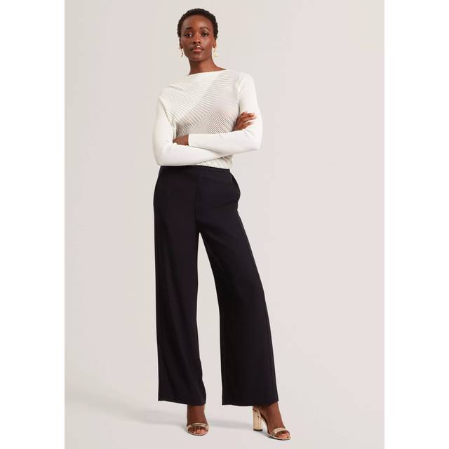 Ted Baker Wide Leg Culottes, Navy