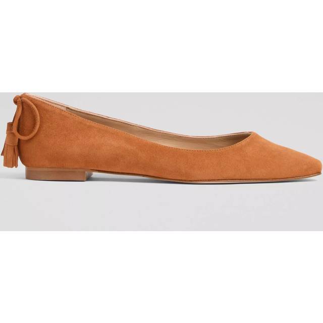 L.K.Bennett Essie Suede Ballerina Pumps
