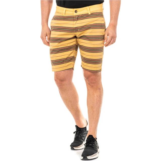 La Martina Mens Bermuda shorts with straight cut hems and belt loops LMBG01 man - Brown Cotton - Size 34 (Waist)