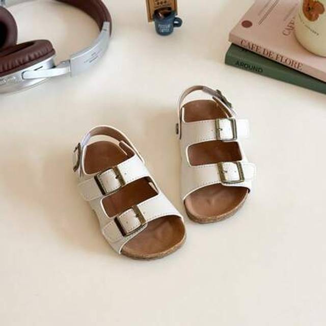SHEIN 1 Pair Kids&#39; Sandals, Summer New Open-Toe Soft Bottom Beach Toddler Shoes, 2025