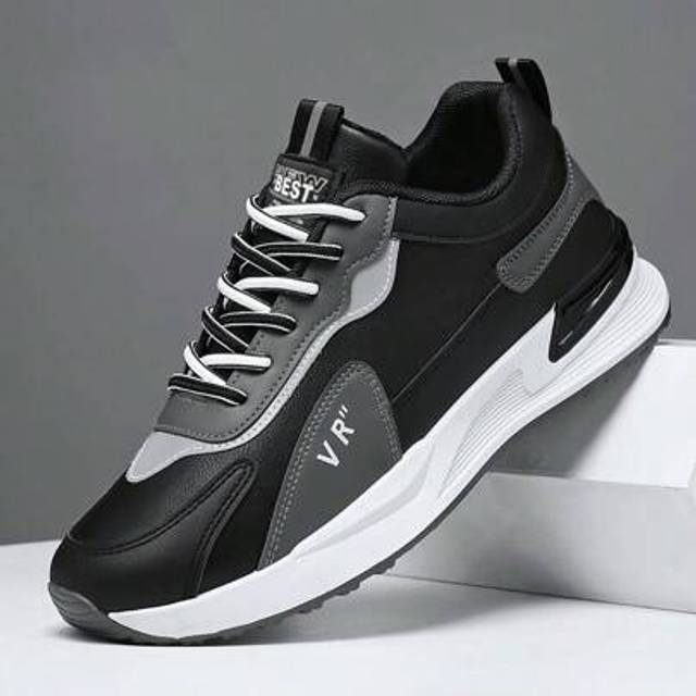 SHEIN Men&#39;s Fashionable Retro Breathable Sports Shoes, Comfortable Non-Slip Casual Lace-Up Shoes Suitable For Outdoor Activities