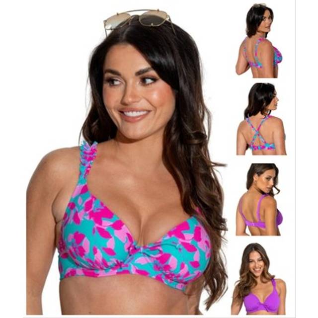 Pour moi ocean breeze bikini top non padded underwired womens swimwear 31500