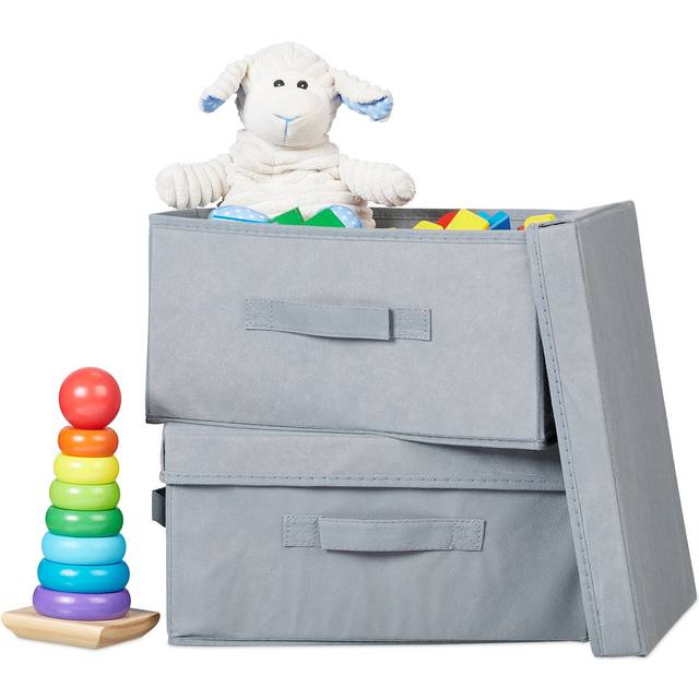 Toys drawers set fabric laundry organiser foldable storage box wardrobe closet