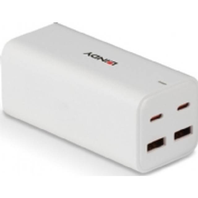 Lindy 100W 4-Port USB Type A & C GaN Charger