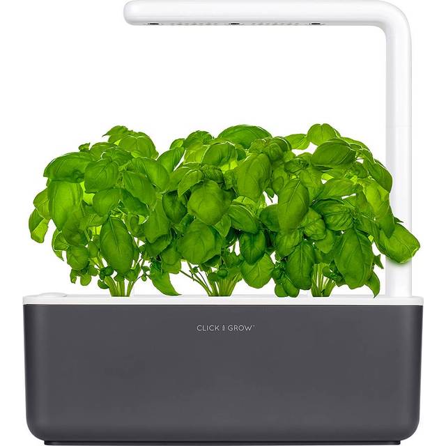 Click and Grow - Smart Garden 3 Startpaket - Mörkgrå (SGS8UNI)