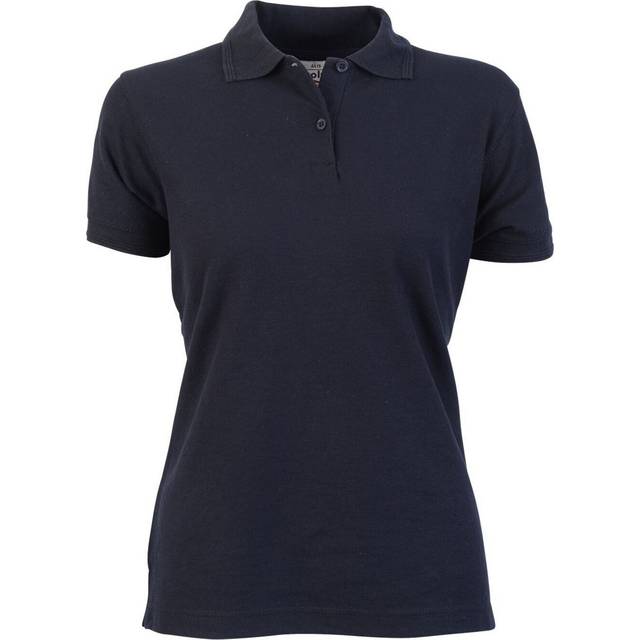 (22 UK - 24 UK, Navy) Absolute Apparel Womens/Ladies Elegant Fitted Polo