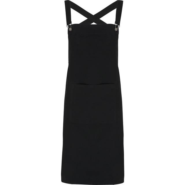 (One Size, Black) Premier Barista Cross Back Full Apron