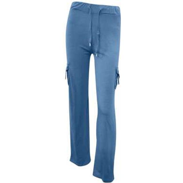 SHEIN Yoga Pants Women Wide Leg Cargo Pants With Pockets Drawstring High Waist Casual Pants Sweatpants Joggers