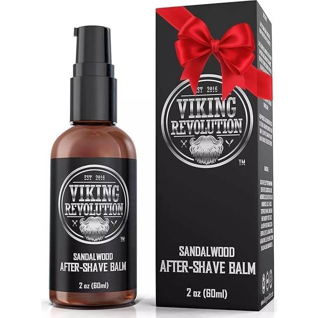 Viking revolution aftershave balm for men for sensitive skin - sandalwood scent