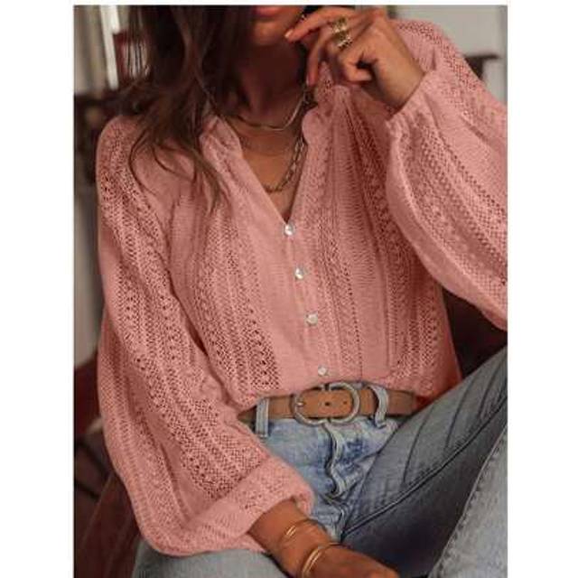 SHEIN EARO Plus Size Chic Design Elegant Loose Fit Blouse
