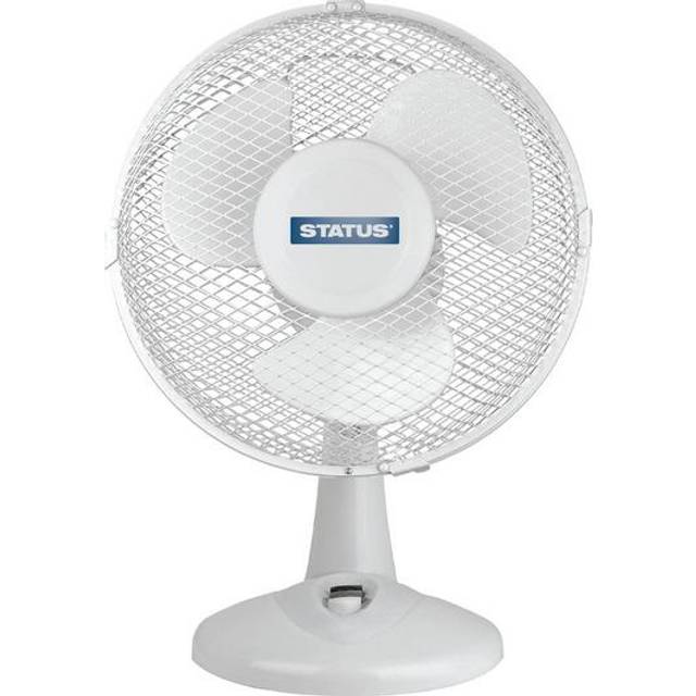 Status 9 inch Oscillating Desk Fan, none