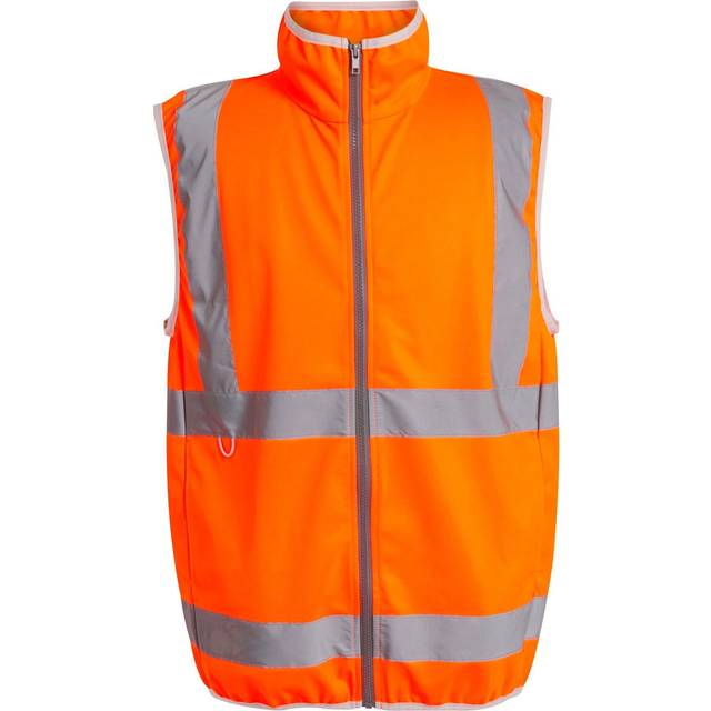 (3XL, Orange) Regatta Mens Pro Full Zip Hi-Vis Vest