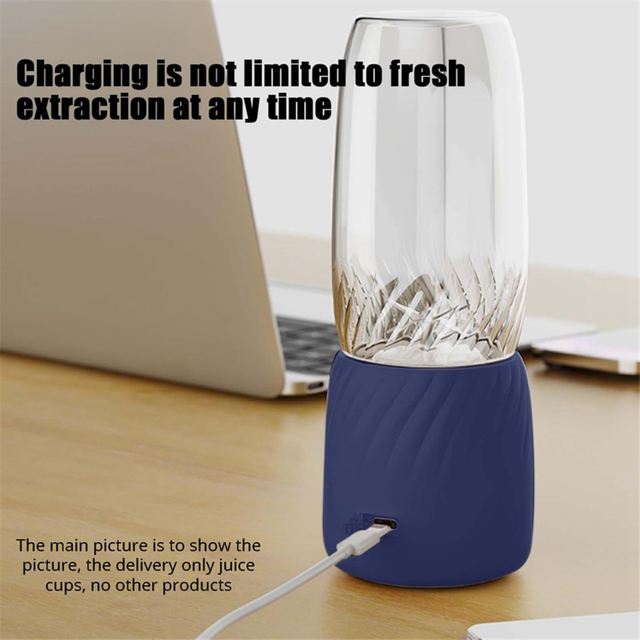 Portable Blender Rechargeable Mini Juicer, Handheld Personal Fruit and Vegetable Electric Juicer,Style 1