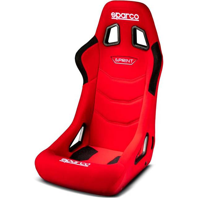 Sparco sprint + steel frame seat, size standard (red) - fia 8855-1999 approved