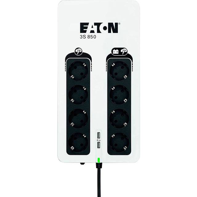Eaton 3S850D uninterruptible power supply (UPS) Standby (Offline) 0.85 kVA 510 W 8 AC outlet(s)