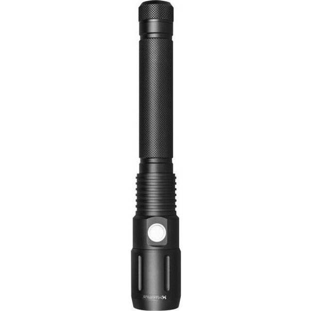 Maximus USB 1200 Lumens LED Flashlight 13W - Black - 26.8 x 4.5 x 4.5cm
