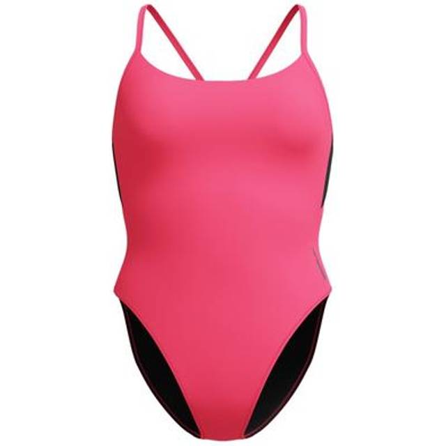 Speedo - Women's Solid Racerback 1 Piece - Swimsuit size XL, pink