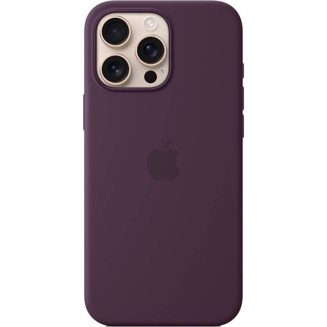 Apple iPhone 16 Pro Max Silicone Case with MagSafe for iPhone 16 Pro Max - Plum