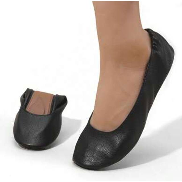 SHEIN Women&#39;s Fashion Casual Soft Lightweight Foldable Portable Ballet Flats For Indoor/Home Use