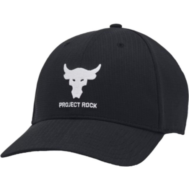 Under Armour - Svart trucker Keps - Project Rock Black Trucker @ Hatstore