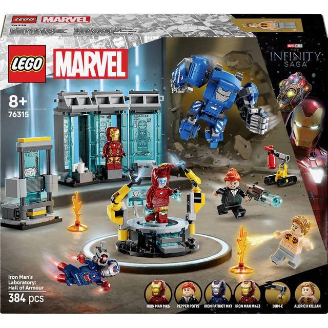LEGO Marvel Iron Man’s Laboratory: Hall of Armour Set 76315