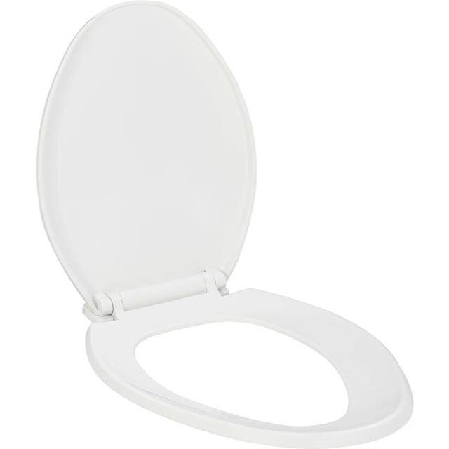 vidaXL Soft-close Toilet Seat with Quick-release Design White