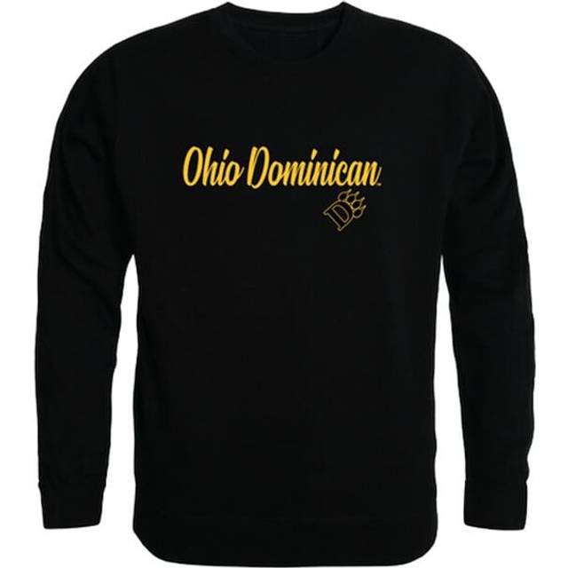 W Republic 556-563-BLK-01 Ohio Dominican University Panthers Script Crewneck Sweatshirt, Black - Small