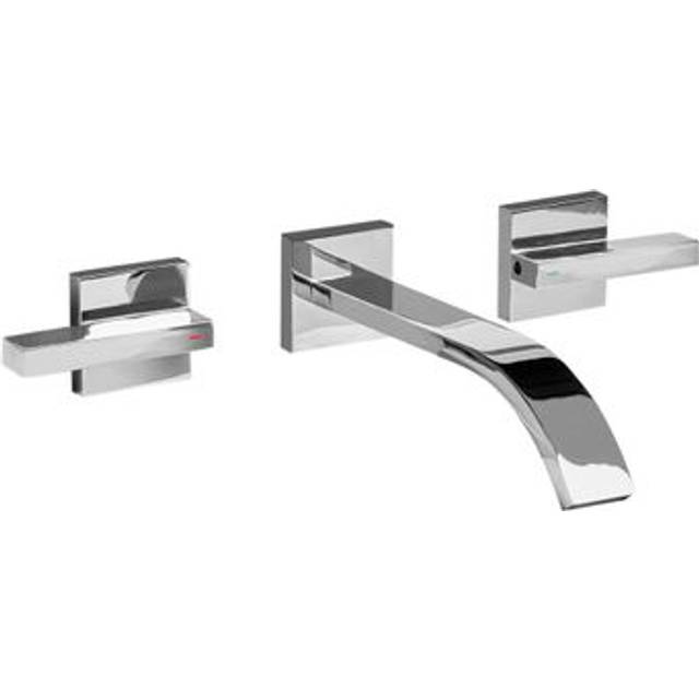 Wall Mounted Basin Mixer Tap BERRACO Silver