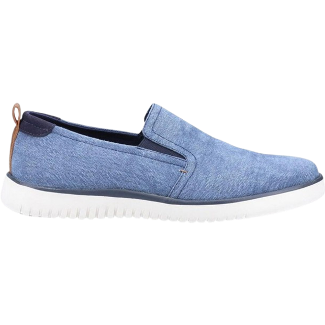 Hush Puppies Danny Memory Foam Men's | Slip On Shoes  | Navy  | UK Size 6