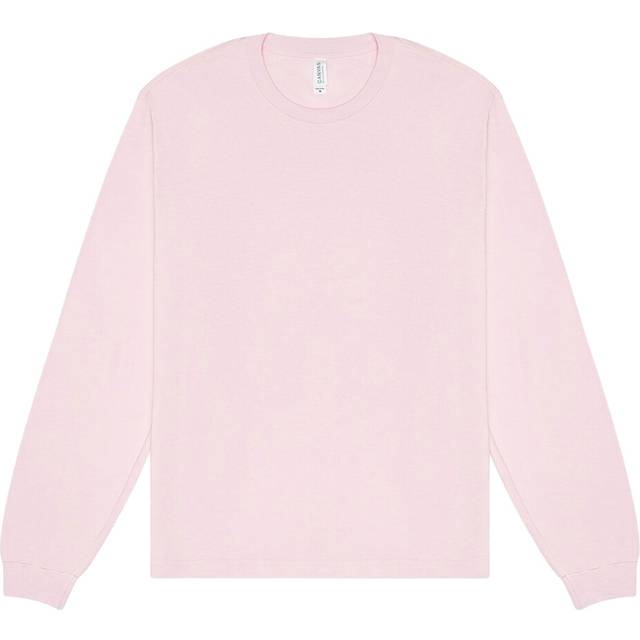 (M, Soft Pink) Bella + Canvas Unisex Adult Heavyweight Boxy Long-Sleeved T-Shirt