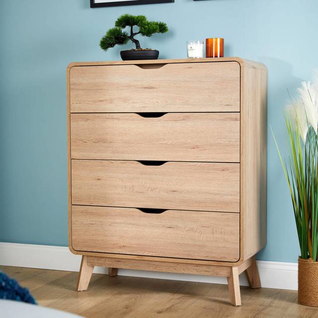 Chest of 4/5/6 drawers clothing storage organiser bedroom furniture nightstand