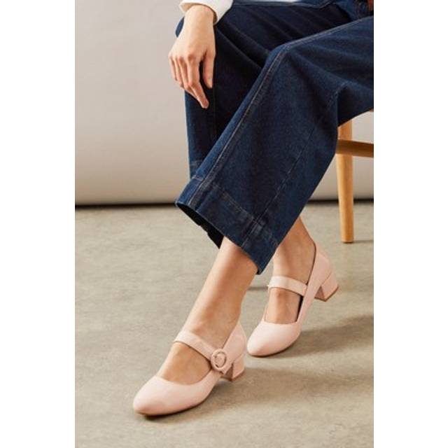 Good for the sole light pink heeled mary janes womens daywear heels