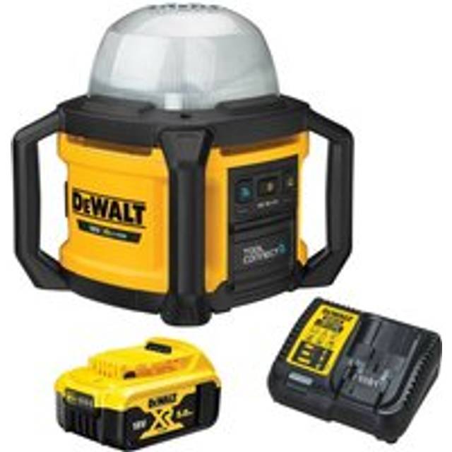 Dewalt DCL074 18v XR Cordless Tool Connect Area Site Job Light LED + 1x5ah