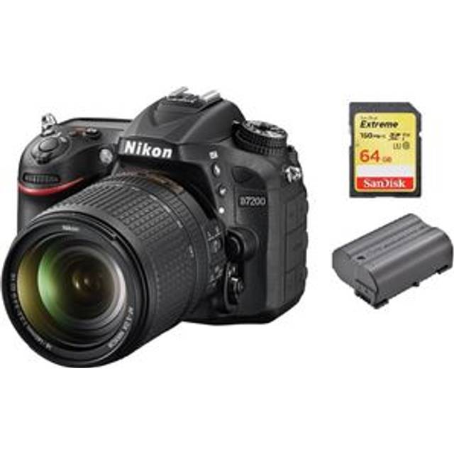 NIKON D7200+AF-S 18-140MM F3.5-5.6+SanDisk Extreme 64G SD+EN-EL15B